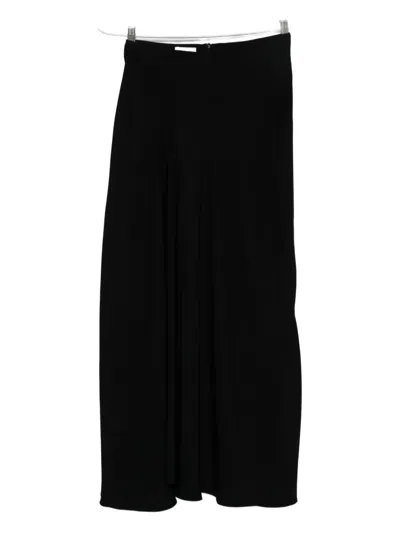 P.a.r.o.s.h High-waisted A-line Skirt In Black