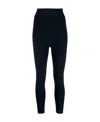 P.a.r.o.s.h High-rise Skinny Stretch Leggings With Elastic Waistband In Black
