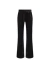 P.a.r.o.s.h High-waisted Flared Trousers In Nero