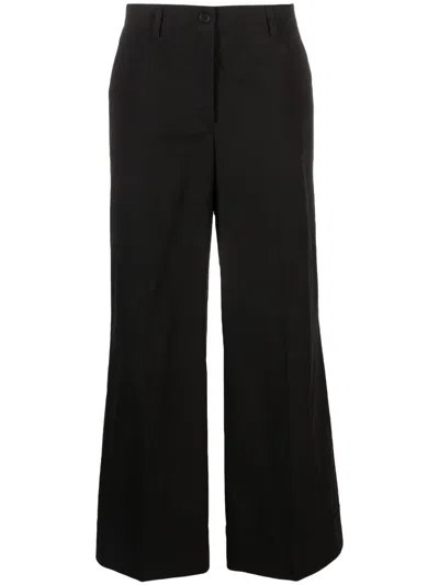 P.A.R.O.S.H HIGH-WAISTED WIDE-LEG TROUSERS