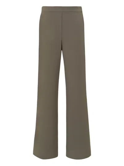 P.a.r.o.s.h High-waisted Wide-leg Trousers In Brown