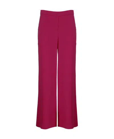 P.a.r.o.s.h High-waisted Wide-leg Trousers In Red