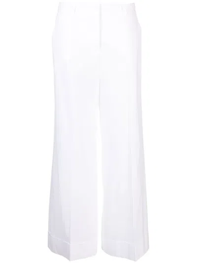 P.A.R.O.S.H HIGH-WAISTED WIDE-LEG TROUSERS