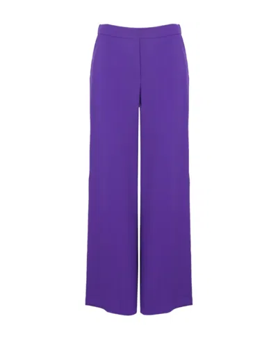 P.a.r.o.s.h High-waisted Wide-leg Pants In Purple