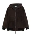 P.a.r.o.s.h Hooded Jacket In Brown