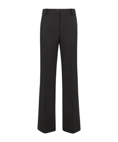 P.a.r.o.s.h Horn Wool Casual Pants In Negro