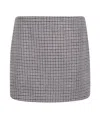P.a.r.o.s.h Houndstooth Wool Skirt In Multi
