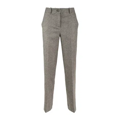 P.a.r.o.s.h . Houndstooth Pants In Gray