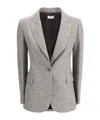 P.a.r.o.s.h P. A.r. O.s. H. Houndstooth Patterned Jacket In Gray