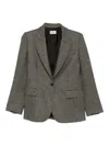 P.a.r.o.s.h Houndstooth Single-breasted Blazer In Brown