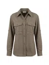 P.a.r.o.s.h Houndstooth-pattern Shirt In Gray
