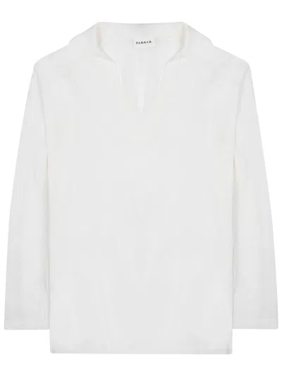 P.a.r.o.s.h P.a.r.o..h. Blusa In Misto Lino In White