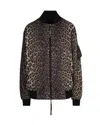 P.a.r.o.s.h Bomber Reversibile Animalier In Animal Print