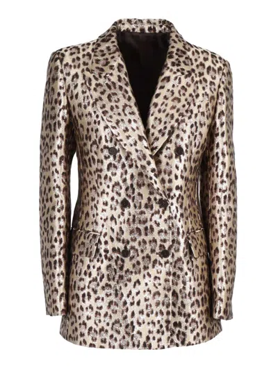 P.a.r.o.s.h . Jacket In Animal Print