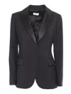 P.a.r.o.s.h Single-breasted Jacket In Black