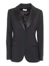 P.a.r.o.s.h Single-breasted Jacket In Black