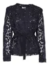 P.a.r.o.s.h Peonia Short Jacket Jackets Blue In Blue