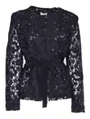 P.a.r.o.s.h Peonia Short Jacket Jackets Blue In Blue