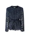 P.a.r.o.s.h Peonia Short Jacket Jackets Blue In Blue