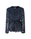 P.a.r.o.s.h Peonia Short Jacket Jackets Blue In Blue