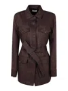 P.a.r.o.s.h Jacket In Brown