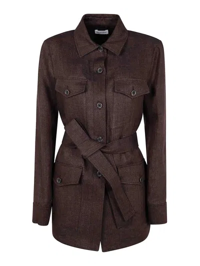 P.A.R.O.S.H CHAQUETA CASUAL - MARRÓN