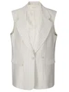 P.a.r.o.s.h Parosh Sleek And Versatile Jacket In Butter Fantasy