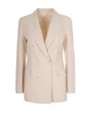 P.a.r.o.s.h Parosh Chic Mini Jacket For Women In Neutral