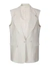P.a.r.o.s.h Parosh Sleek And Versatile Jacket In White
