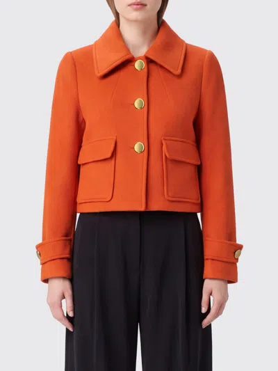 P.a.r.o.s.h Parosh Jacket Woman Color Orange
