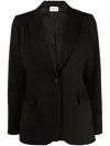 P.a.r.o.s.h Single-breasted Tailored Blazer In Black