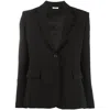 P.a.r.o.s.h Single Breasted Jacket In Black
