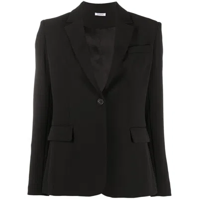 P.a.r.o.s.h Single Breasted Blazer In Black