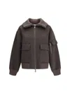 P.a.r.o.s.h P. A.r. O.s. H. Wool Jacket With A Wide Collar In Brown