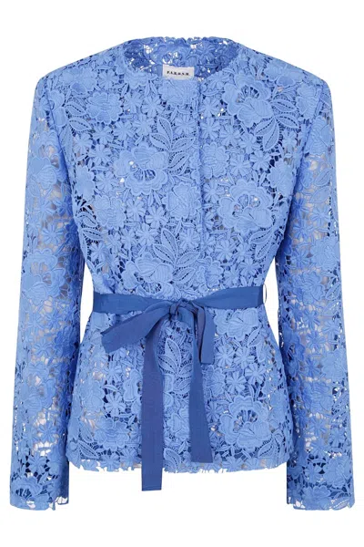 P.a.r.o.s.h Parosh Jackets Clear Blue