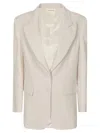 P.a.r.o.s.h Single-breasted Blazer In Beige