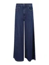 P.a.r.o.s.h . High-waisted Wide-leg Pants With Classic Five-pocket Design