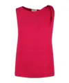P.a.r.o.s.h Jersey Top With Draped Detail