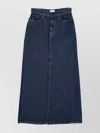 P.a.r.o.s.h . Joy Long Denim Skirt In Blue