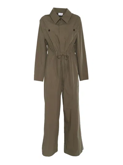 P.a.r.o.s.h Jumpsuit In Verde Oliva