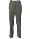 P.a.r.o.s.h . Tailored Virgin Wool-blend Trousers In Khaki