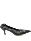 P.a.r.o.s.h Kitten-heel Pointed Pumps In Black