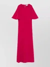 P.a.r.o.s.h Knee Length Dress Flutter Sleeves