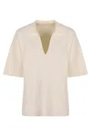 P.a.r.o.s.h Parosh Knit Blouse In Neutral