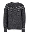 P.a.r.o.s.h Parosh Grey Alpaca Blend Sweaters In Gray