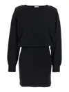 P.a.r.o.s.h Knit Short Dress In Black