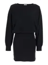 P.a.r.o.s.h Knit Short Dress In Black
