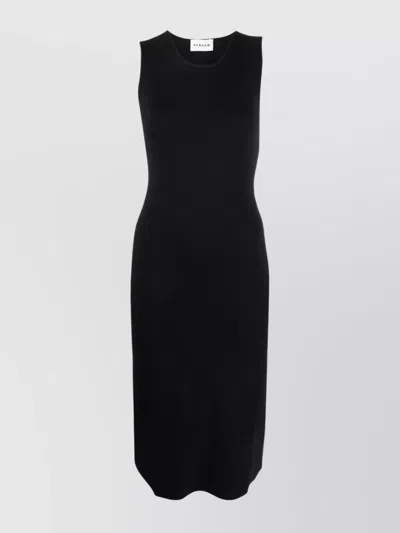 P.A.R.O.S.H KNITTED SLEEVELESS MIDI DRESS