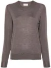 P.a.r.o.s.h Knitted Sweater In Brown