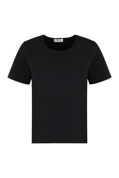 P.a.r.o.s.h Parosh Knitted T-shirt In Black